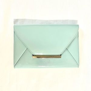Large Teal ASOS Clutch